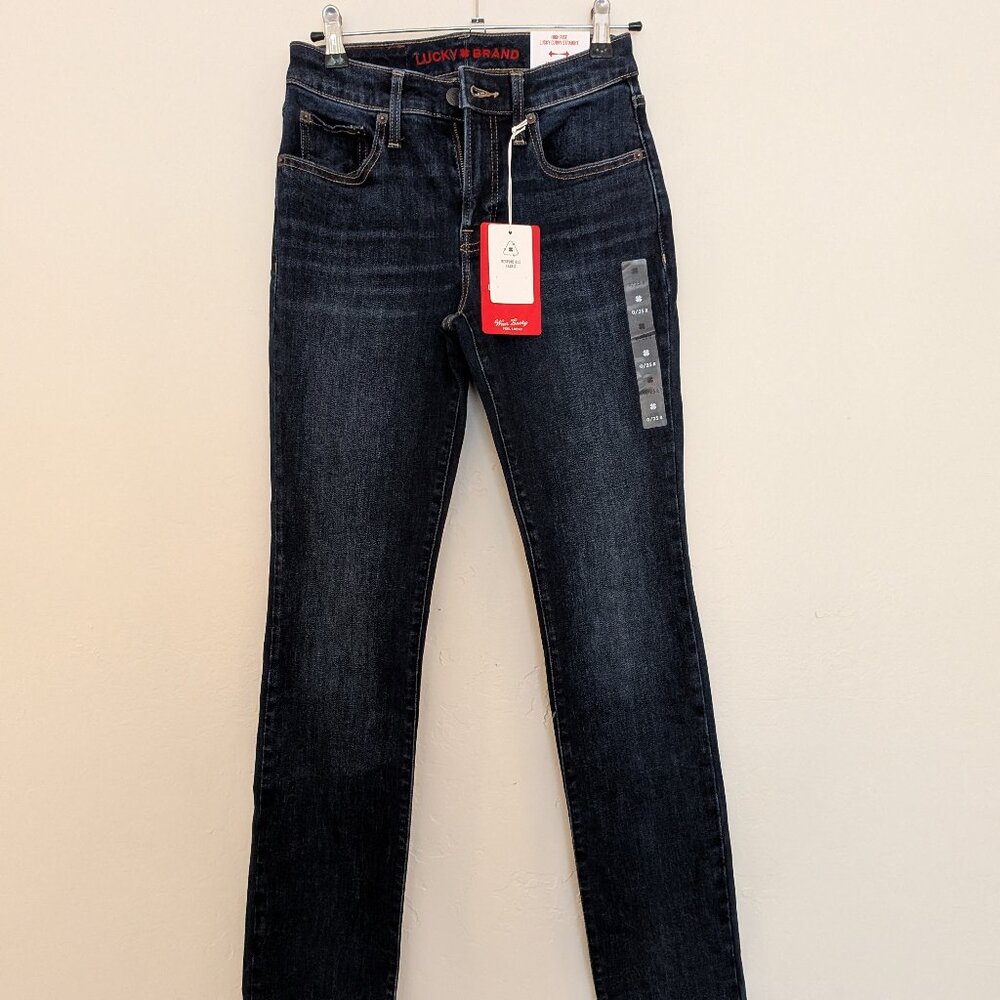 Lucky Jeans - High Rise, Curvy, Straight Leg, Size 25